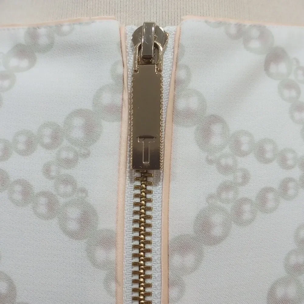 Ted Baker London Alila Cap Sleeve Sheath Dress Floral Pearl White Size 3 / 6 - 8 - Picture 11 of 14